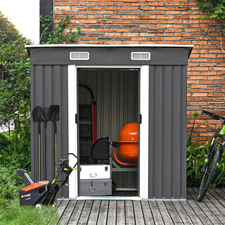 Garden Shed Metal Outdoor Shed Storage House Plastic
